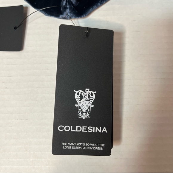 Coldesina 5 Way Versatile Asymmetrical Velvet Charcoal Party Holiday Dress New! - Picture 12 of 14